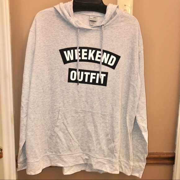 Champion Weekend Outfit‎ Hoodie Grey Black XL - Picture 2 of 5